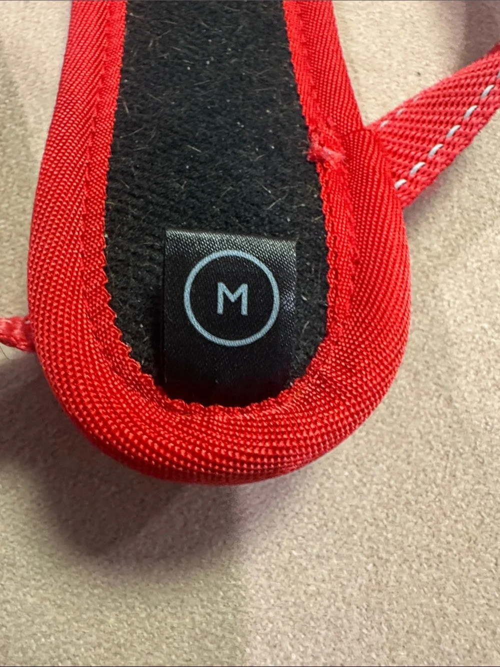 EzyDog Chest Plate Harness Red Medium
